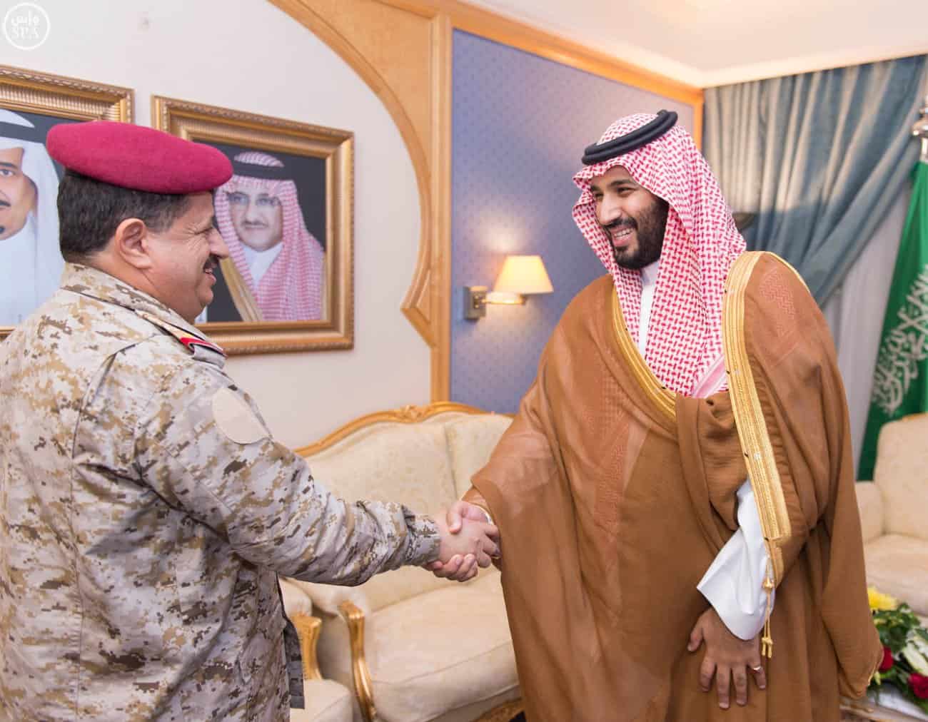 Deputy Crown Prince Receives Chief of Yemen’s General Staff