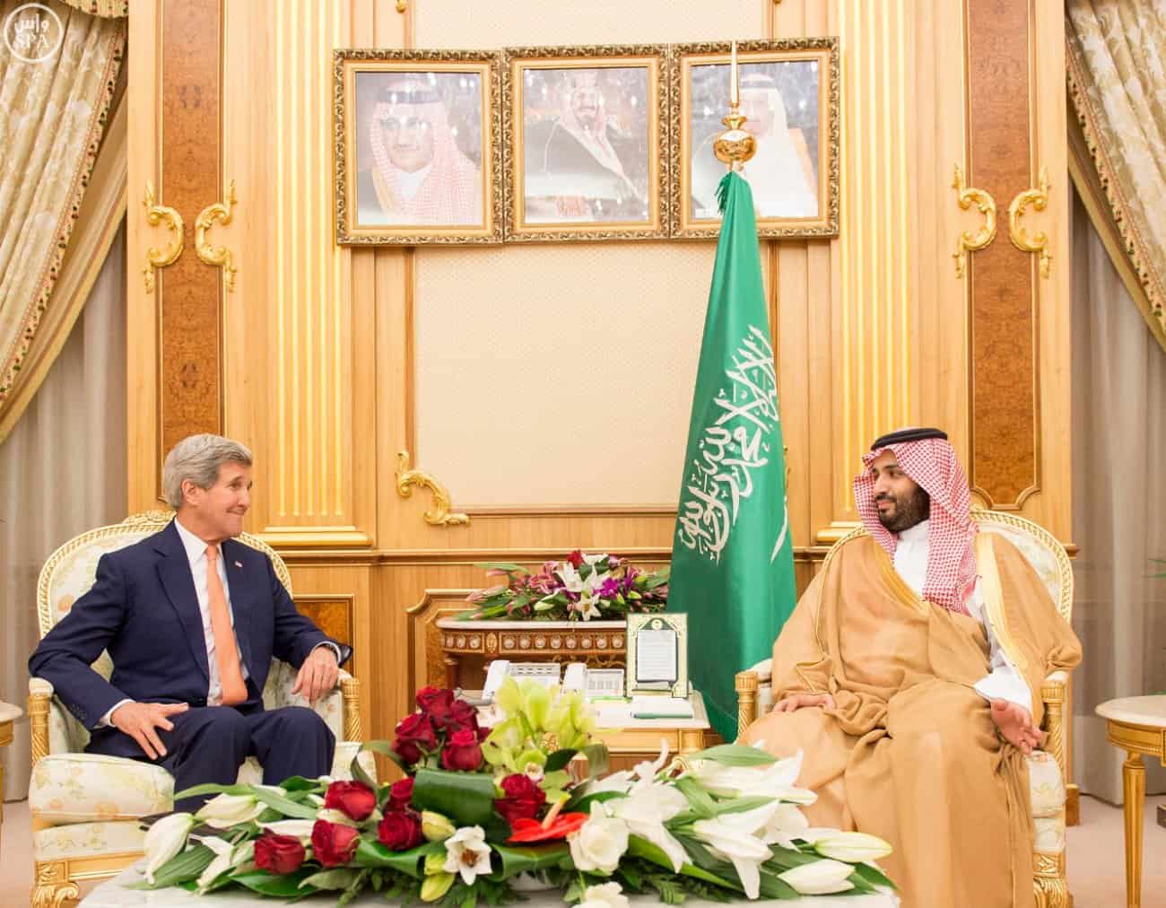 Deputy Crown Prince Receives US Secretary of State