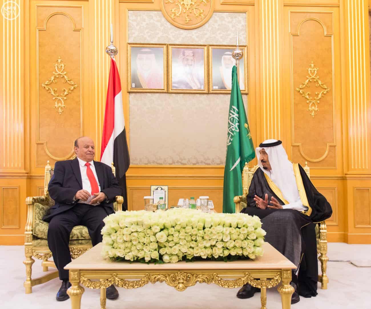 Custodian of the Two Holy Mosques receives Yemeni President