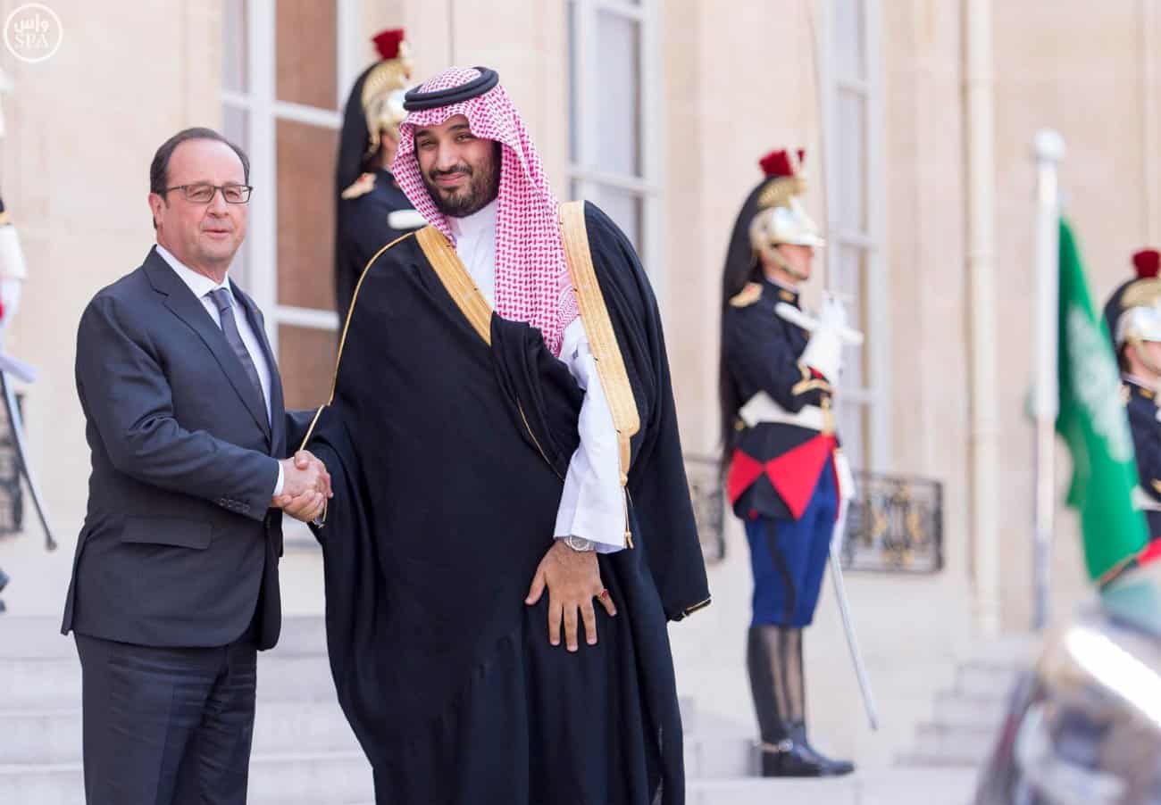 Deputy Crown Prince Sends Cable of Thanks to French President