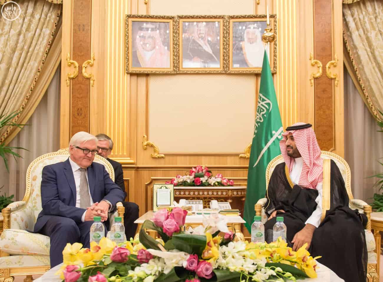 Deputy Crown Prince Receives German Foreign Minister
