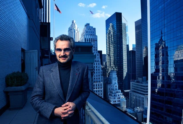 Prince Alwaleed's Net worth is currently reported by Forbes at 17.7 Billion