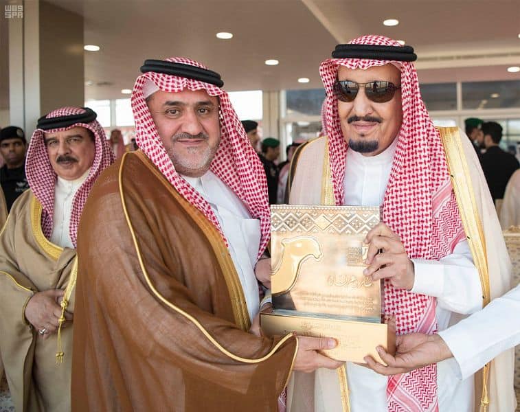 King Salman at the King Abdulaziz Festival