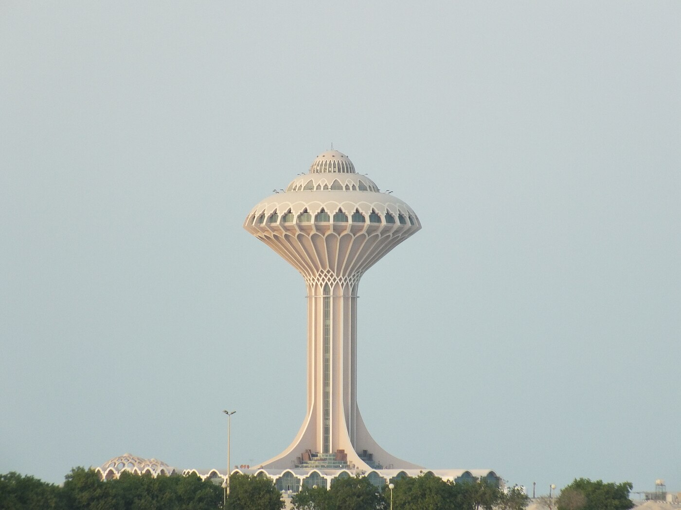 Al Khobar Water Tower and Arabian Gulf coastline in the Eastern Province of Saudi Arabia