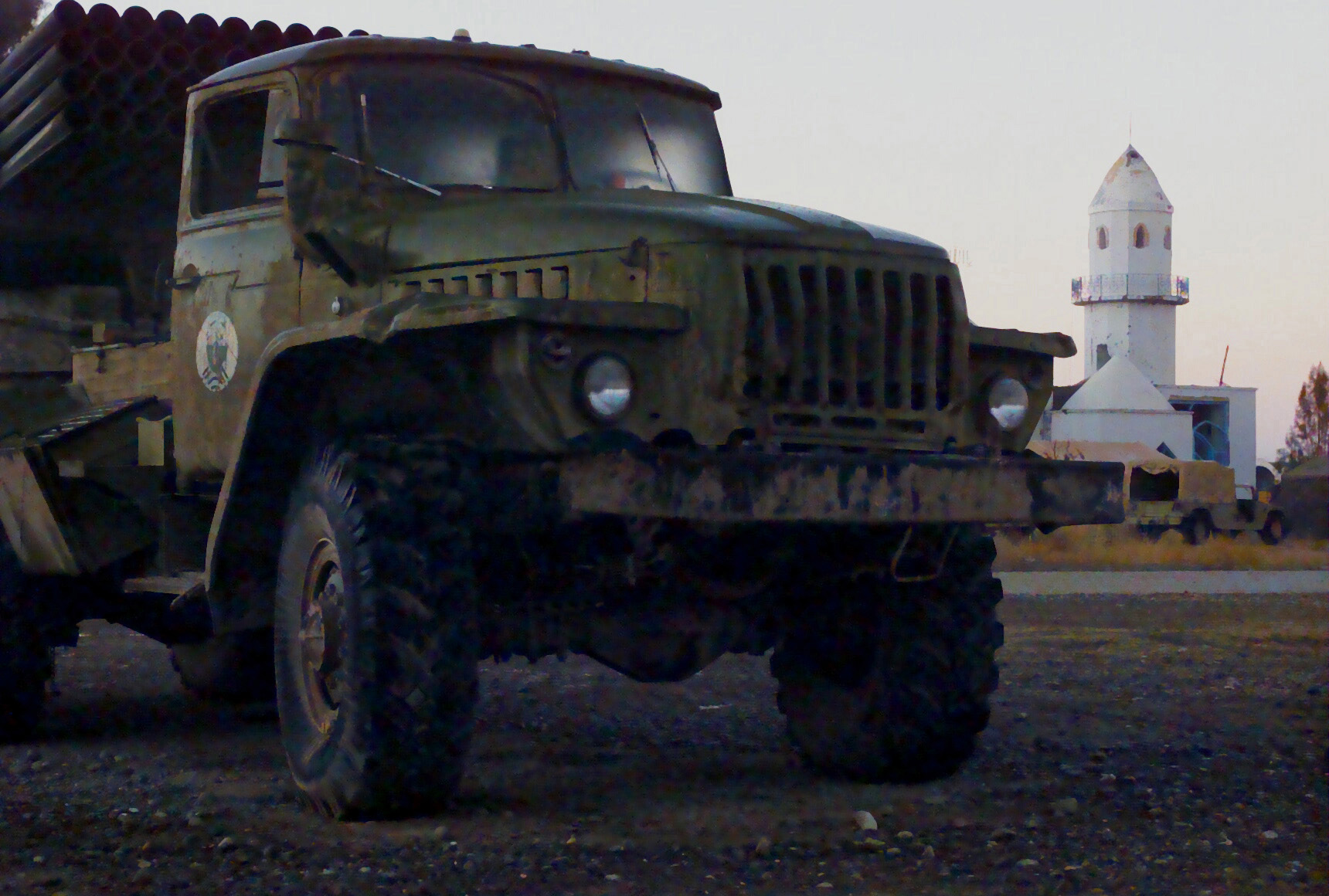 A BM-21 Grad multiple rocket launcher at Kandahar Airport, Afghanistan. Soviet-era rocket systems remain widely used by Iranian-backed proxy forces across the Middle East. Photo: US Government / Public Domain
