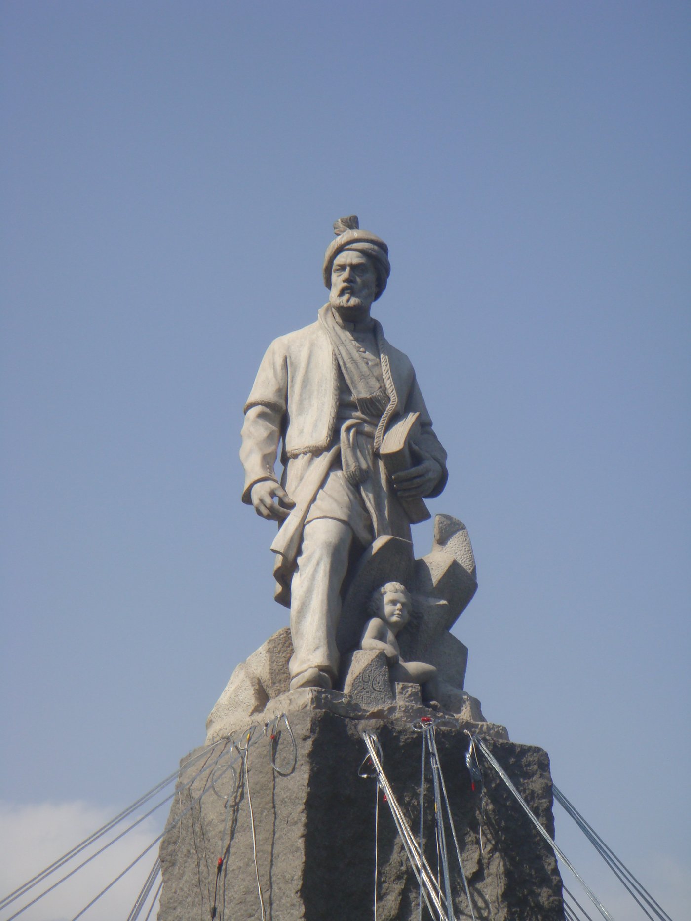 Statue of Ferdowsi in Ferdowsi Square, Tehran, where the 2026 Al-Quds Day rally was held before an explosion struck the area