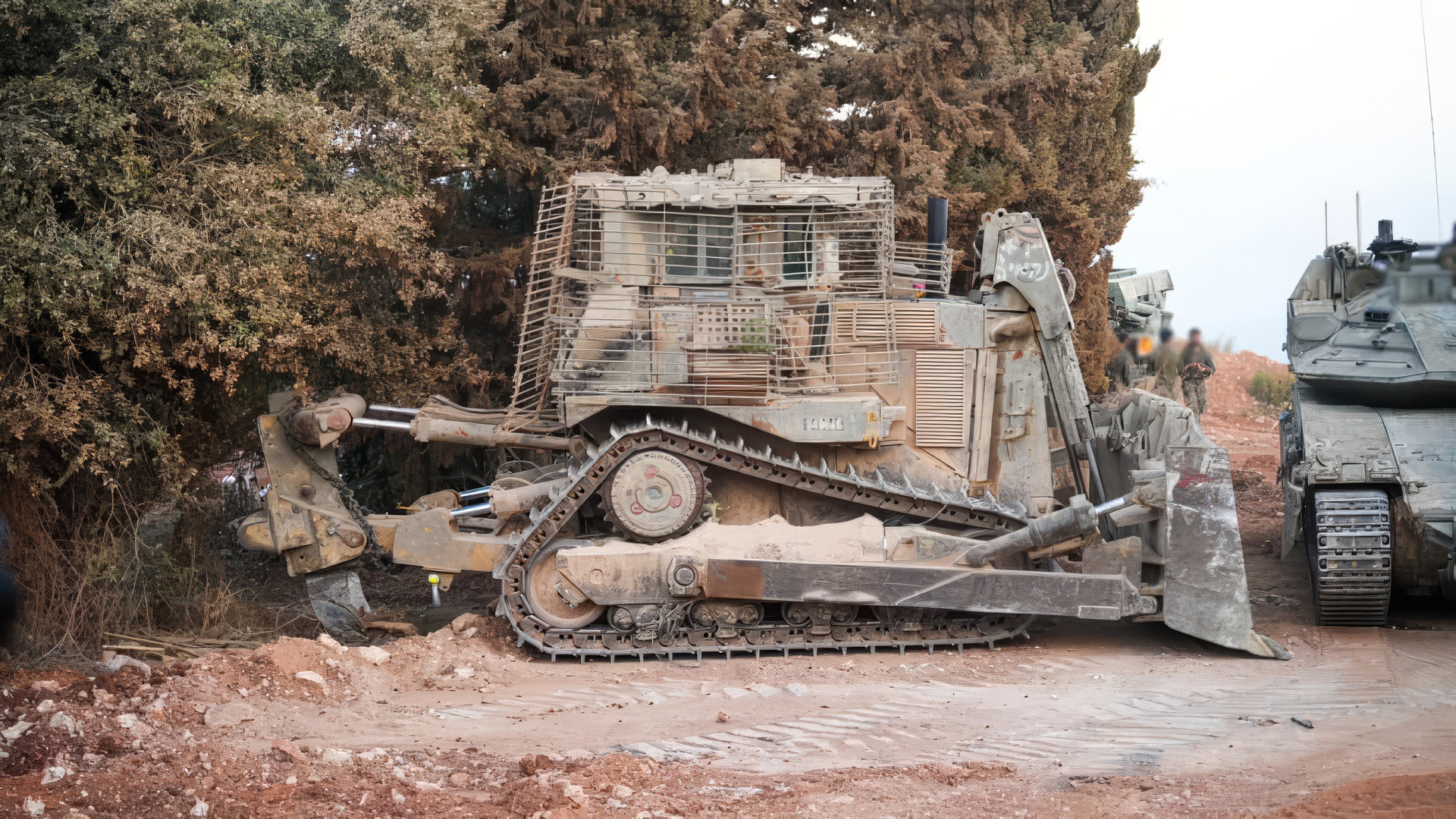 Israeli armored brigade vehicles during ground operations in southern Lebanon in 2026. Photo: IDF / CC BY-SA 3.0