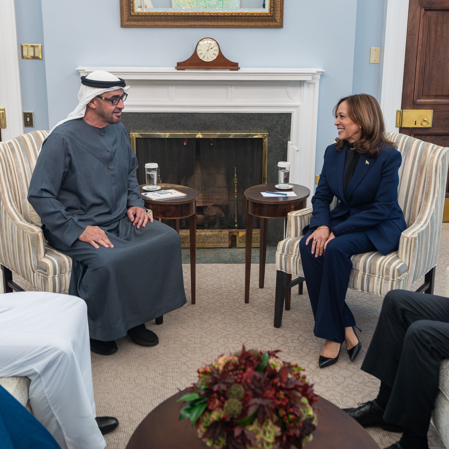 UAE President Sheikh Mohamed bin Zayed Al Nahyan in diplomatic meeting, leading the Emirates through its most severe military crisis since independence