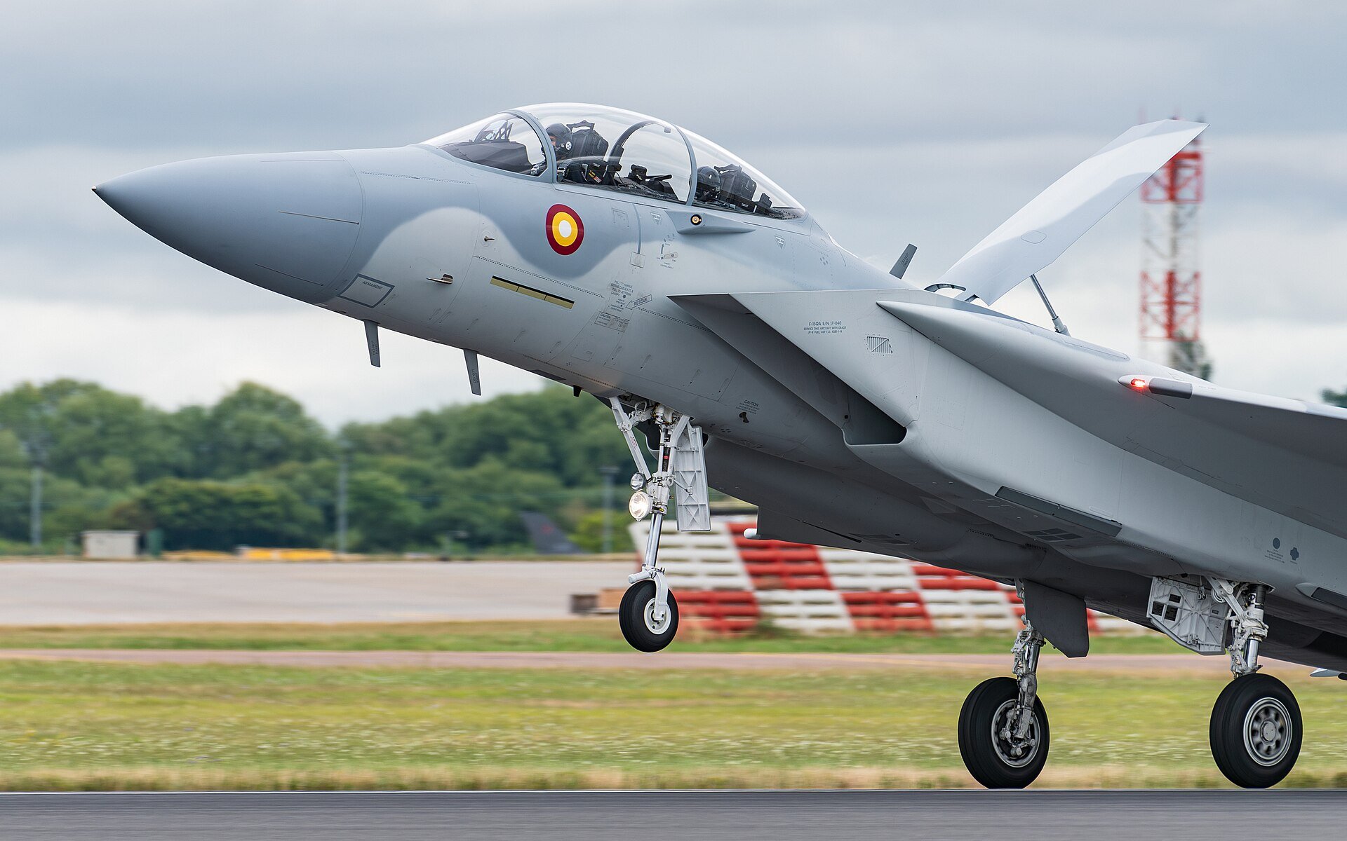 Qatar Emiri Air Force F-15QA Ababil fighter jet, the aircraft type that shot down Iranian Su-24 bombers during the 2026 Iran war. Photo: Julian Herzog / CC BY 4.0