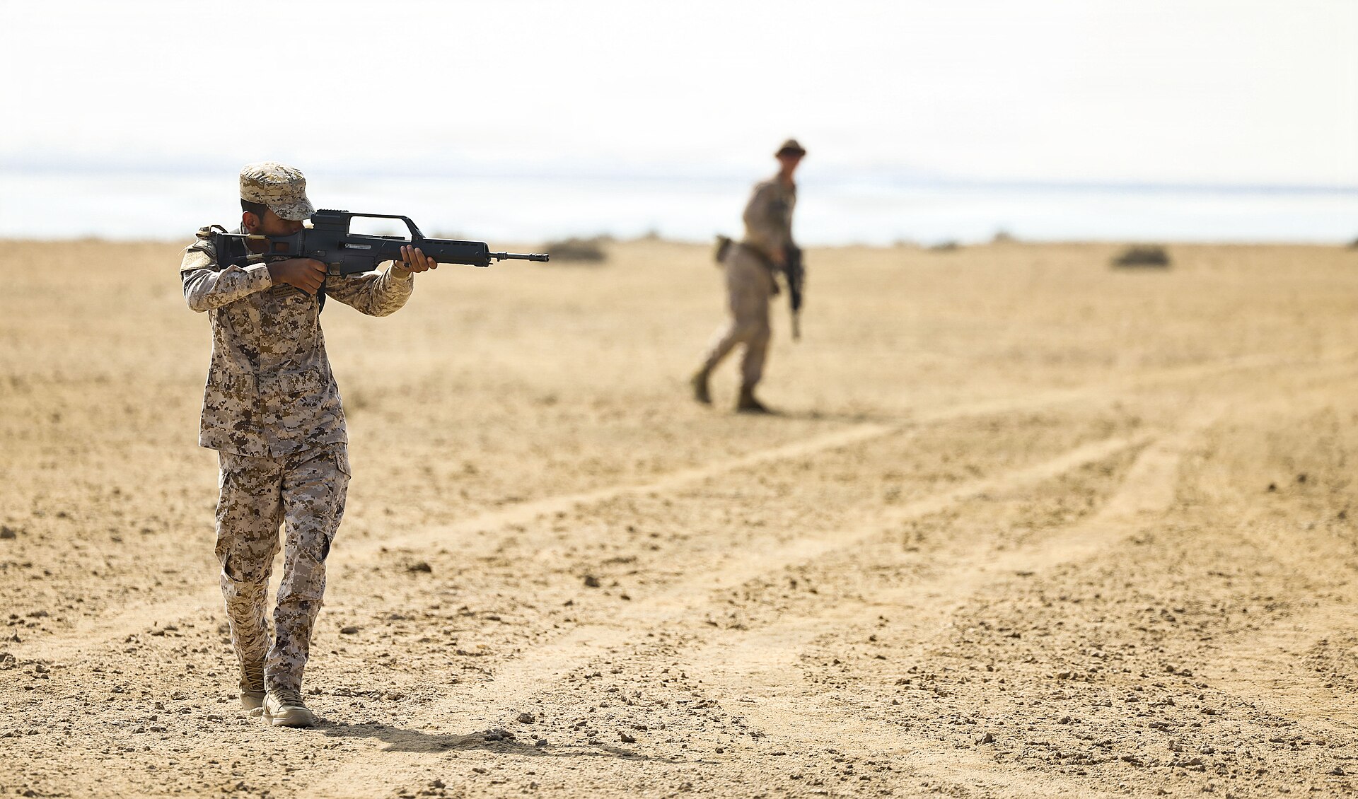 Saudi and US Marines conduct a counter-terrorism exercise at King Faisal Naval Base in Saudi Arabia during Exercise Indigo Defender 26. Photo: US Department of Defense / Public Domain
