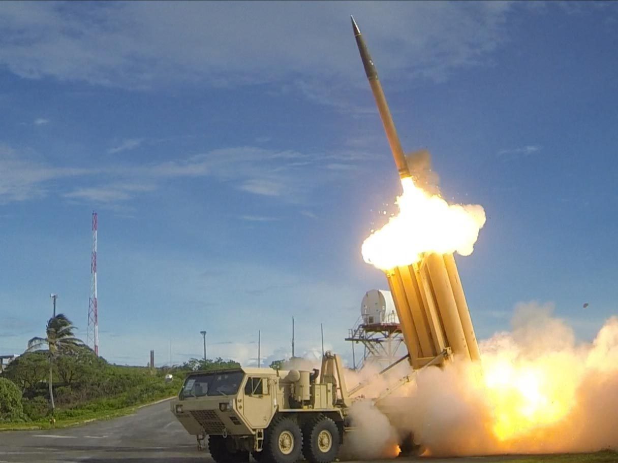 THAAD Terminal High Altitude Area Defense interceptor missile launch during a test. Photo: US Army / Public Domain
