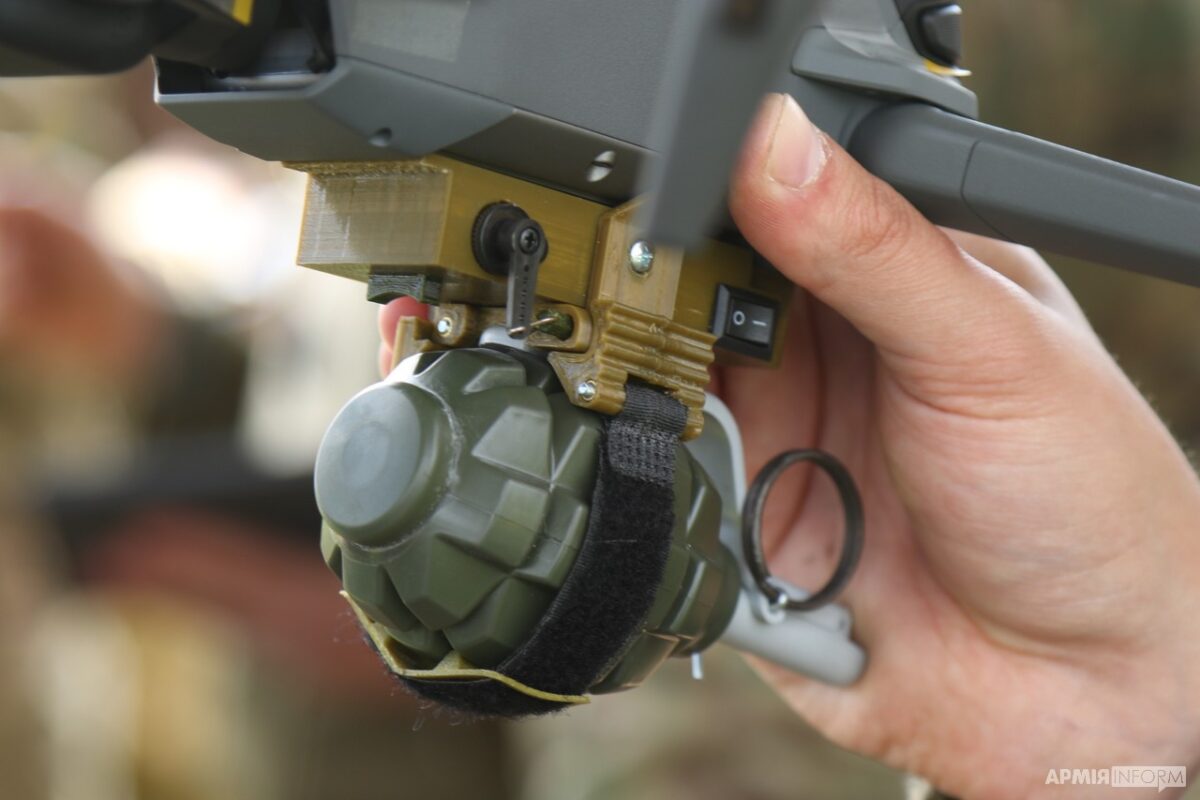 A Ukrainian military drone fitted with 3D-printed components, representing the low-cost drone technology Ukraine has developed during four years of combat against Russian-operated Iranian Shahed drones. Photo: ArmyInform / CC BY 4.0