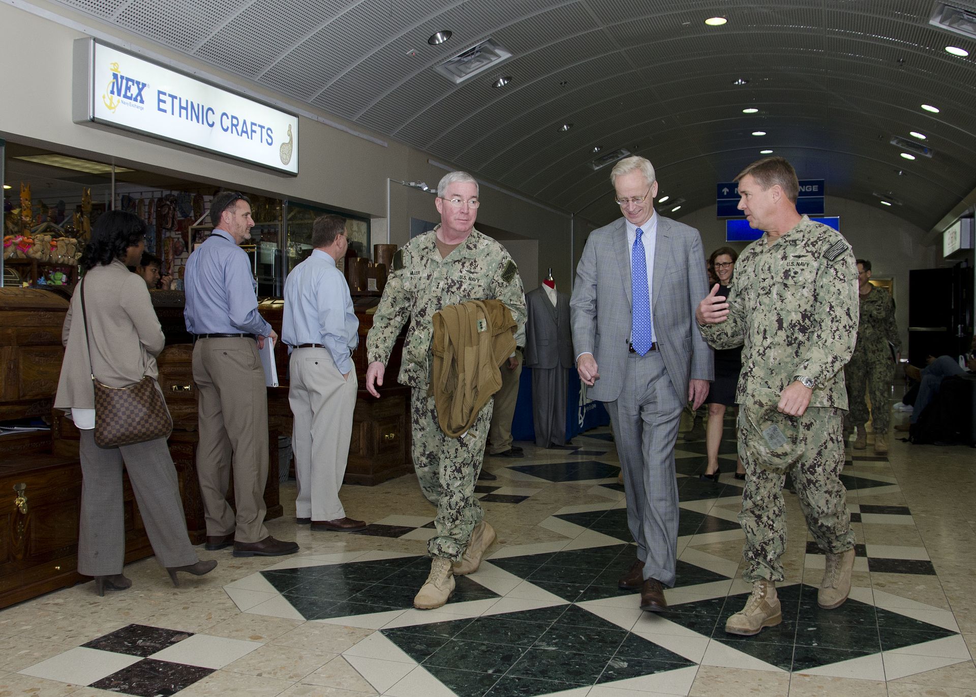 US Ambassador and Vice Admiral at Naval Support Activity Bahrain, home to the US Fifth Fleet headquarters damaged in Iranian strikes