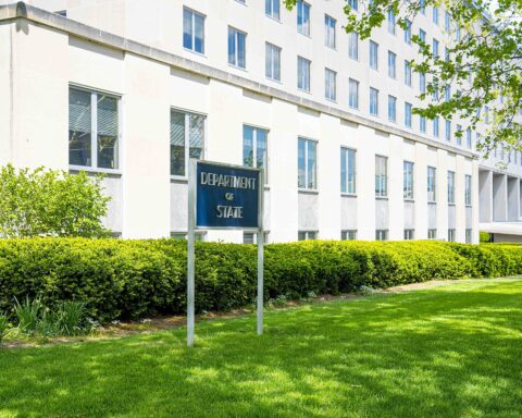 The United States Department of State Harry S. Truman Building in Washington, D.C., headquarters of the Rewards for Justice program that issued a $10 million bounty on Iranian Supreme Leader Mojtaba Khamenei. Photo: Wikimedia Commons / Public Domain