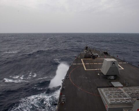 USS Mason guided-missile destroyer conducts operations in the Red Sea during Houthi maritime campaign, March 2024. Photo: US Navy / Public Domain