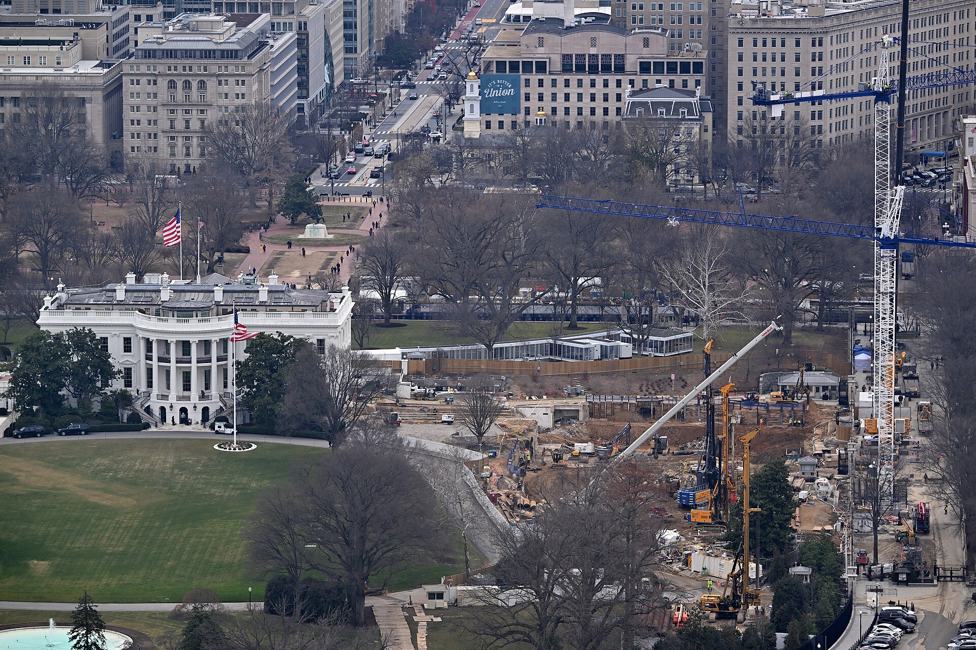 The White House in Washington, D.C., where the Trump administration announced temporary relief on Russian oil sanctions to ease the Iran war energy crisis.