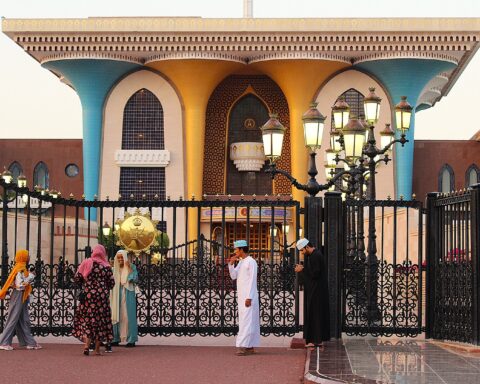 Al Alam Palace, Muscat, Oman — ceremonial palace of Sultan Haitham bin Tariq