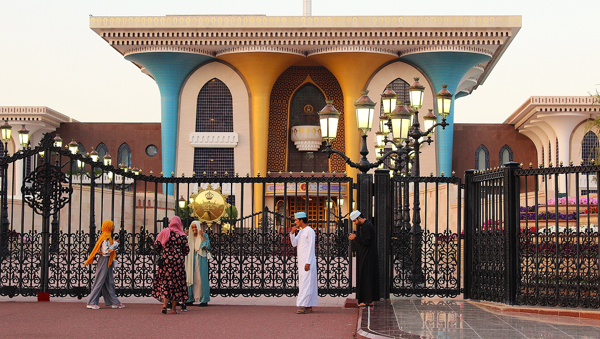 Al Alam Palace, Muscat, Oman — ceremonial palace of Sultan Haitham bin Tariq