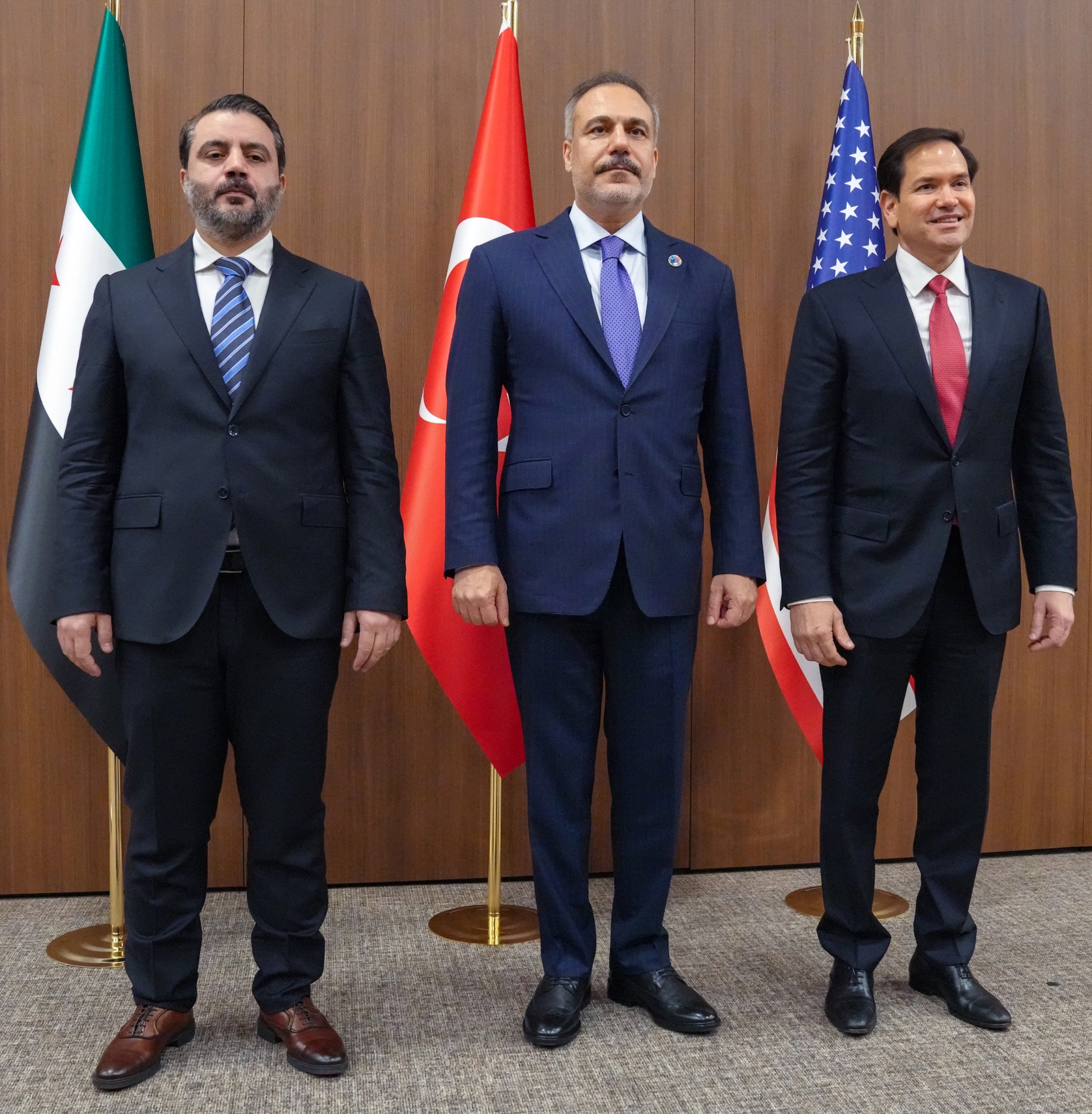 Turkish Foreign Minister Hakan Fidan and US Secretary of State Marco Rubio meet in Antalya, Turkey in May 2025 — the Antalya Diplomacy Forum is scheduled to host the quadrilateral Pakistan-Saudi Arabia-Turkey-Egypt meeting on April 17-19, 2026