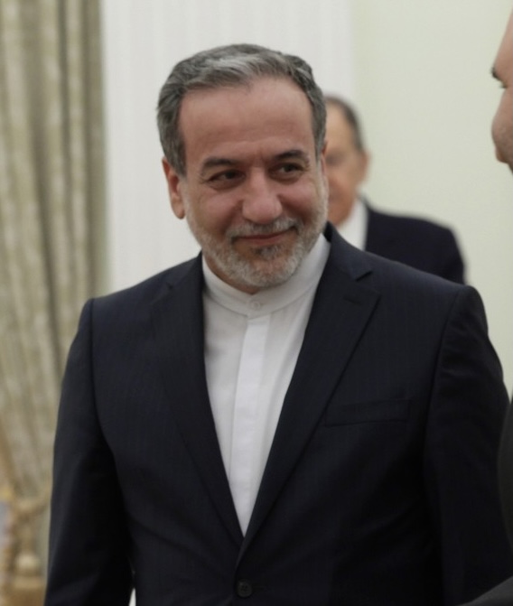 Iranian Foreign Minister Abbas Araghchi at the Kremlin in Moscow during a meeting with Vladimir Putin in 2025