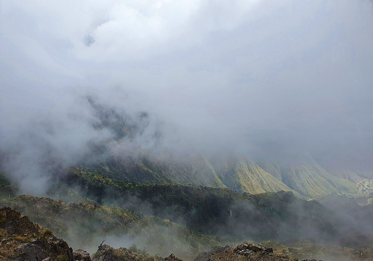 Sarawat Mountains rising above the Asir region of southwestern Saudi Arabia