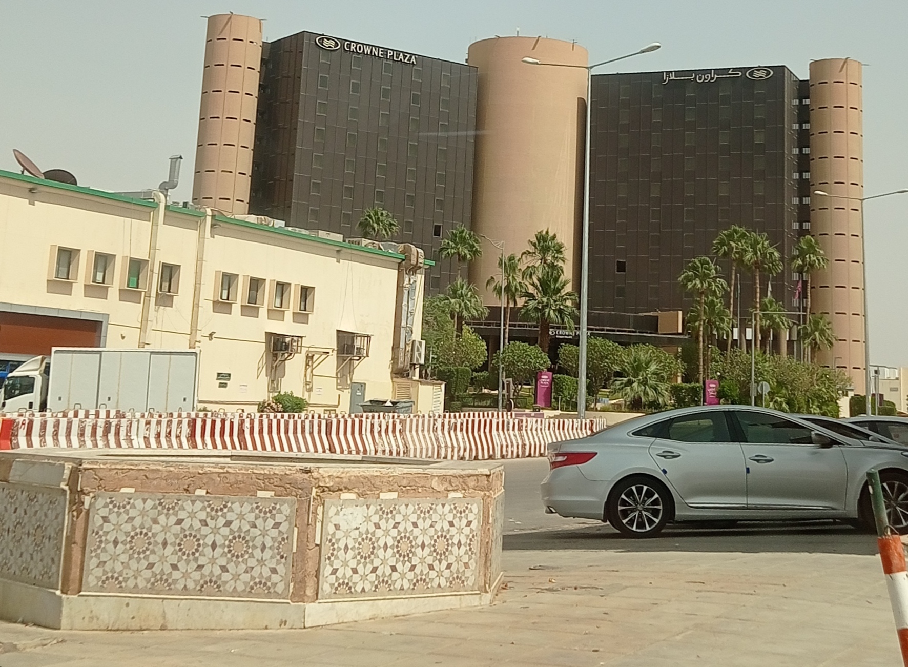 Crowne Plaza Riyadh Palace hotel exterior in 2023, one of the Saudi capital flagship luxury hotels now facing sharply reduced occupancy