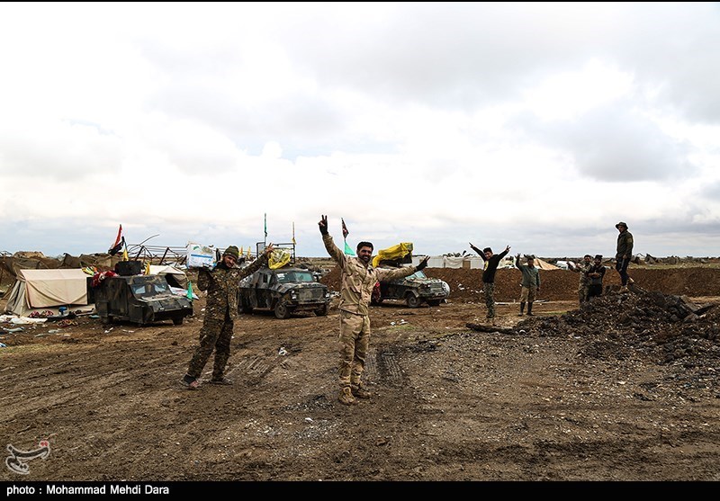 Iraqi Popular Mobilization Forces fighters at the Battle of Tal Afar, 2017