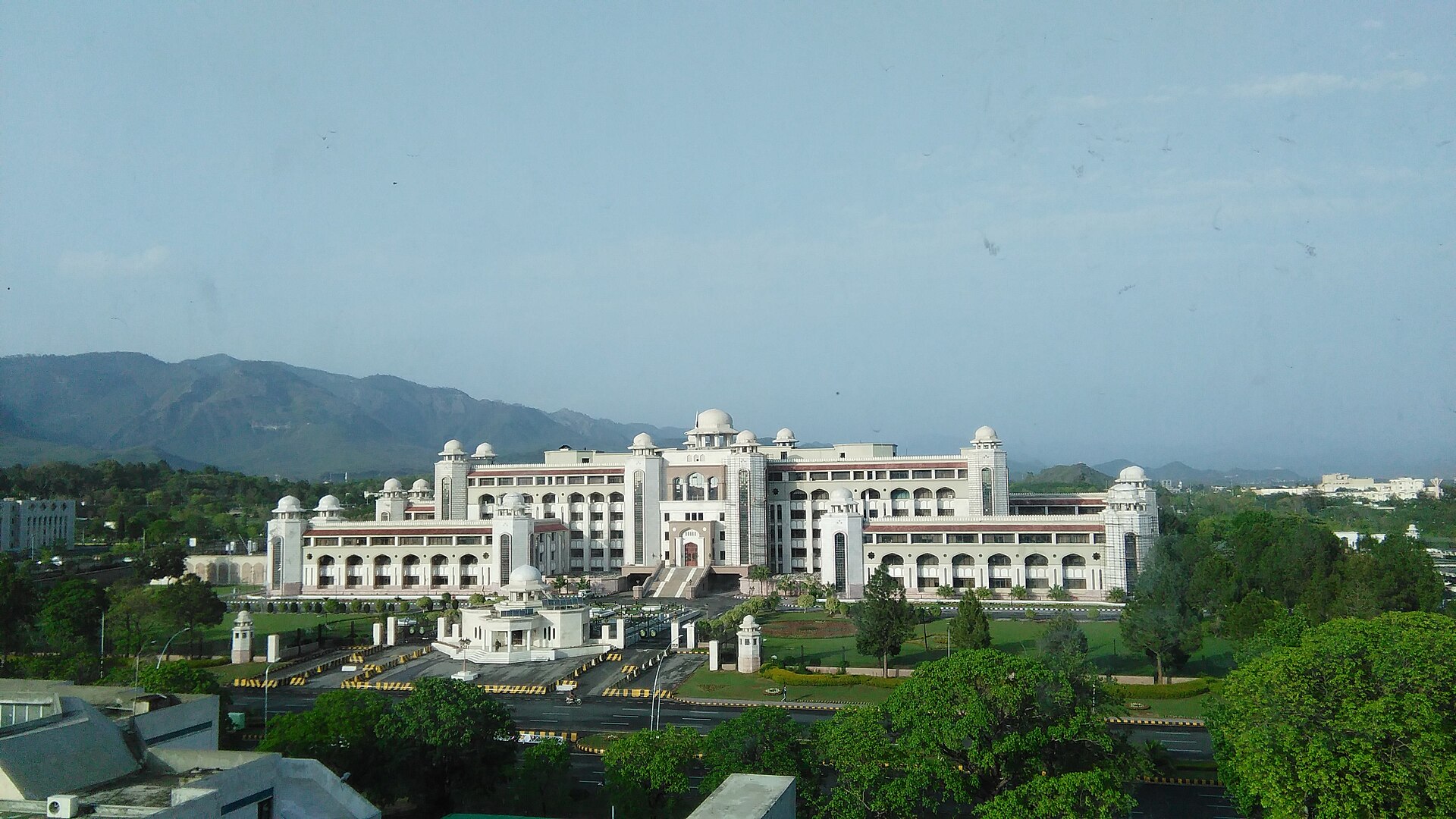 Pakistan Prime Minister House in Islamabad — the government complex where US-Iran expert committee talks continued past 2 a.m. on April 12, 2026