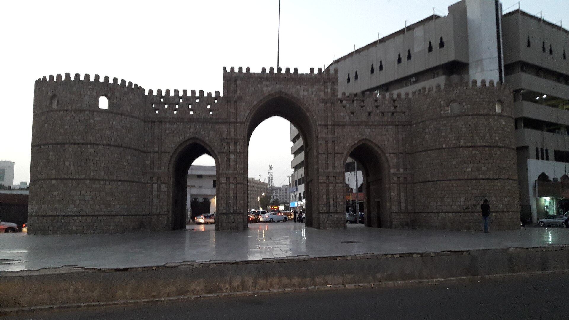 Bab Makkah, the historic Mecca Gate marking the eastern entrance to Al Balad in Jeddah