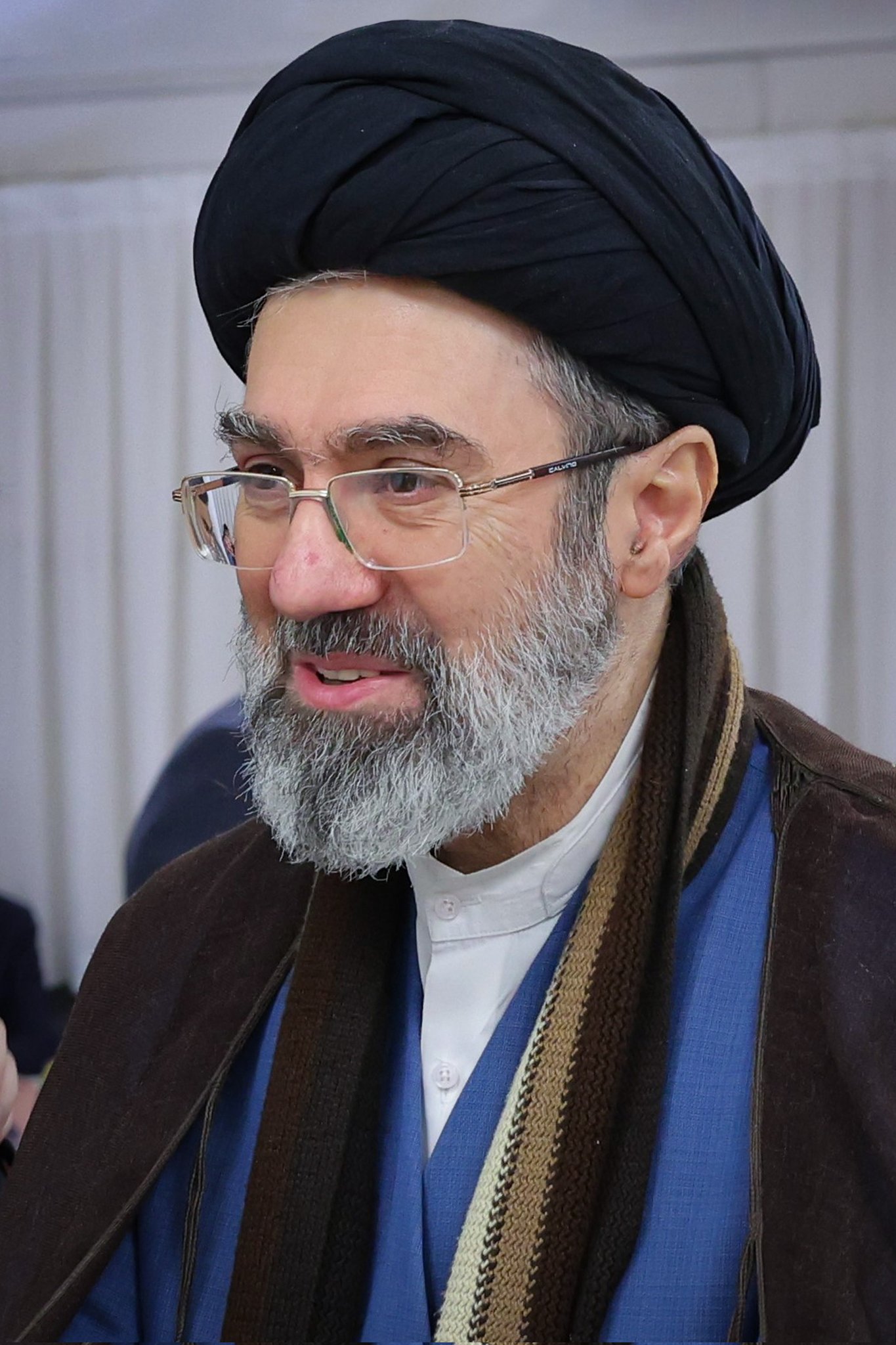 Mojtaba Khamenei, current Supreme Leader of Iran, in clerical attire, 2023