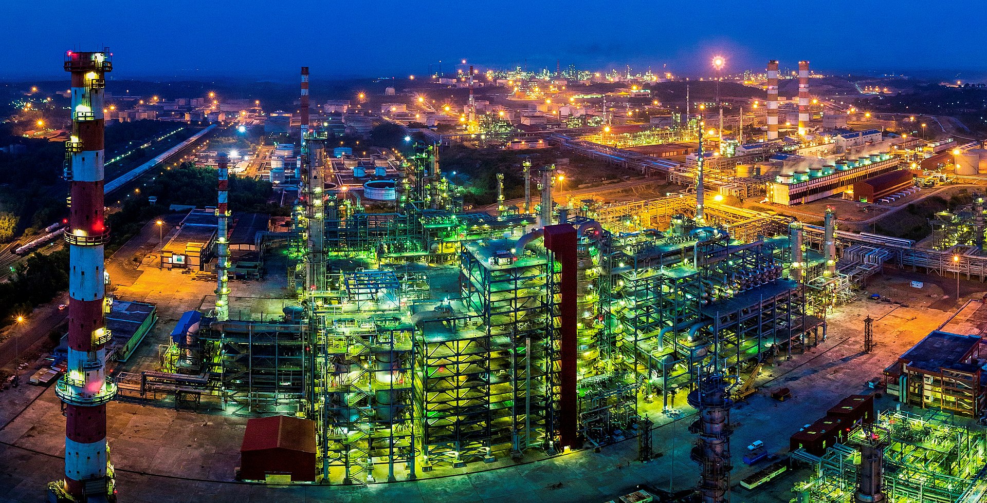 Mangalore Refinery and Petrochemicals Limited (MRPL) in Karnataka, India — one of the refiners that suspended Iranian crude imports after IRGC gunboats fired on Indian-flagged tankers on April 18, 2026