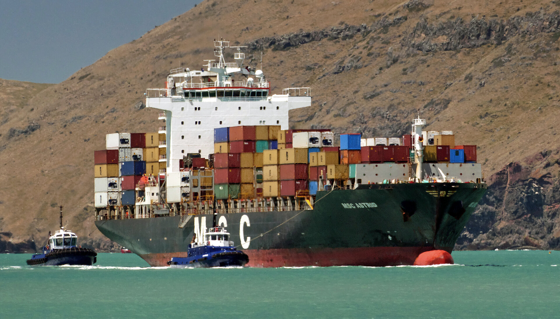 MSC ASTRID container ship — Mediterranean Shipping Company operates Panama-flagged vessels like MSC Francesca, seized by the IRGC on April 22 without triggering a ceasefire violation under the White House two-tier framework