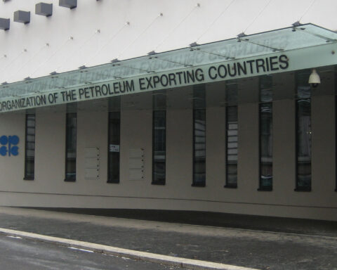 OPEC headquarters building in Vienna, Austria, where OPEC+ ministerial meetings are held