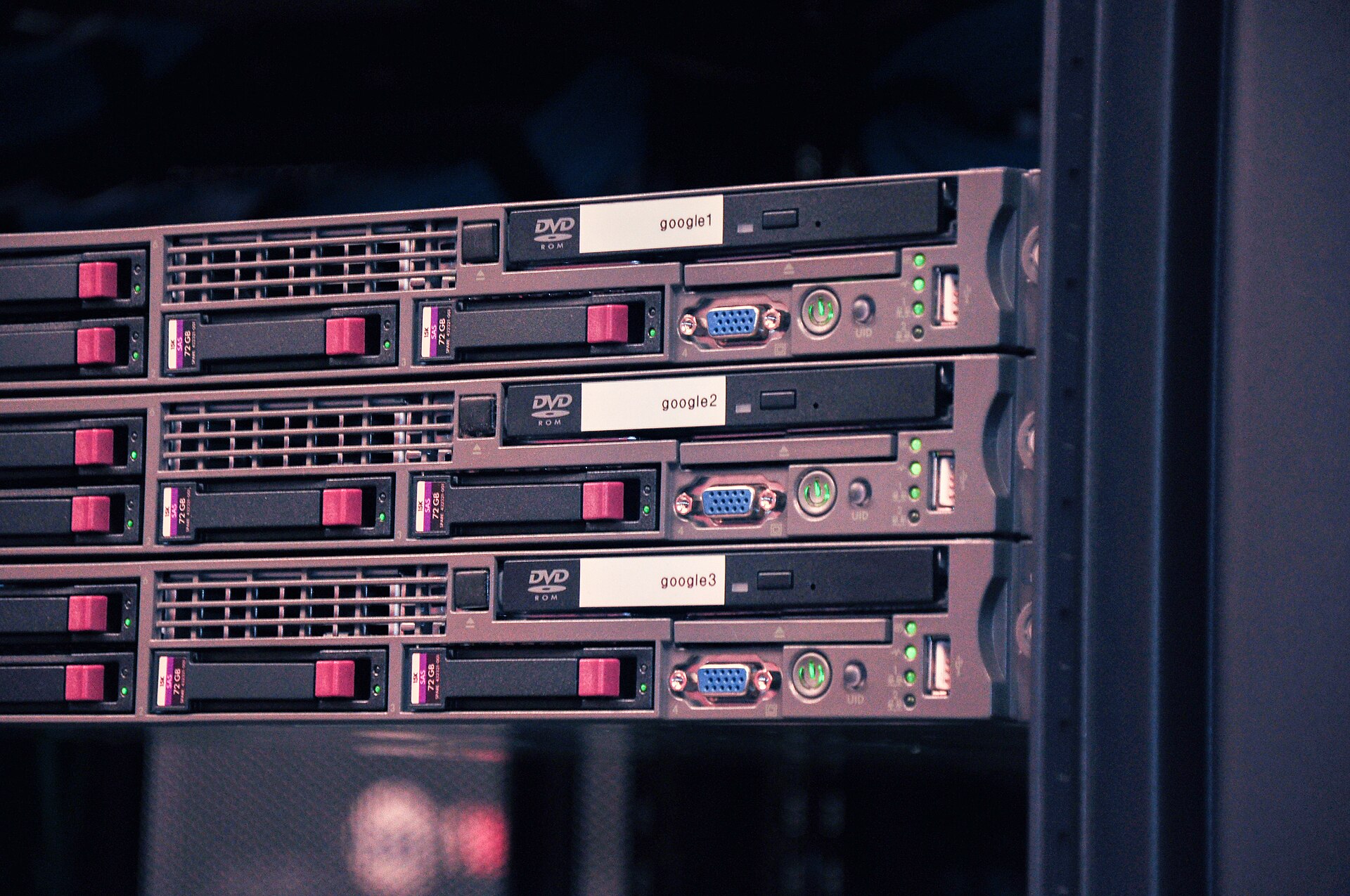 Server racks in a data centre representing AI infrastructure investment, the sector into which PIF is redirecting capital from suspended megaprojects