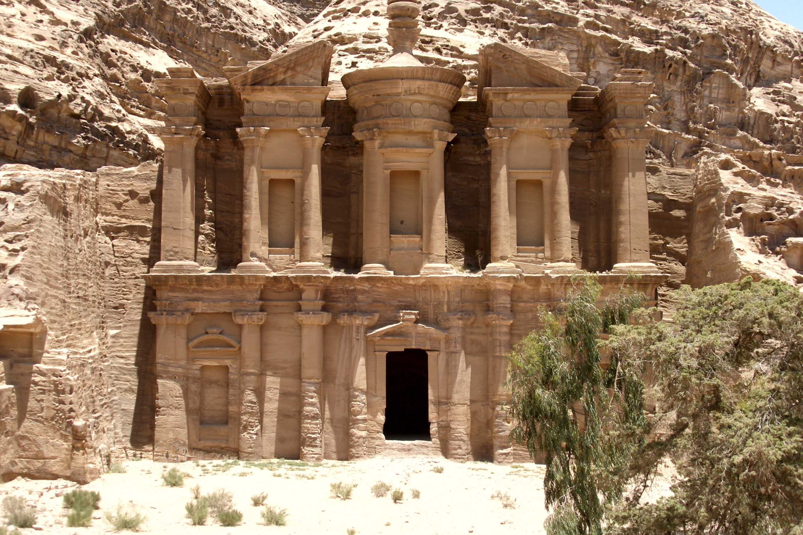 Ad Deir (The Monastery) at Petra, Jordan — the largest monument in the ancient city, reached by climbing over 800 steps