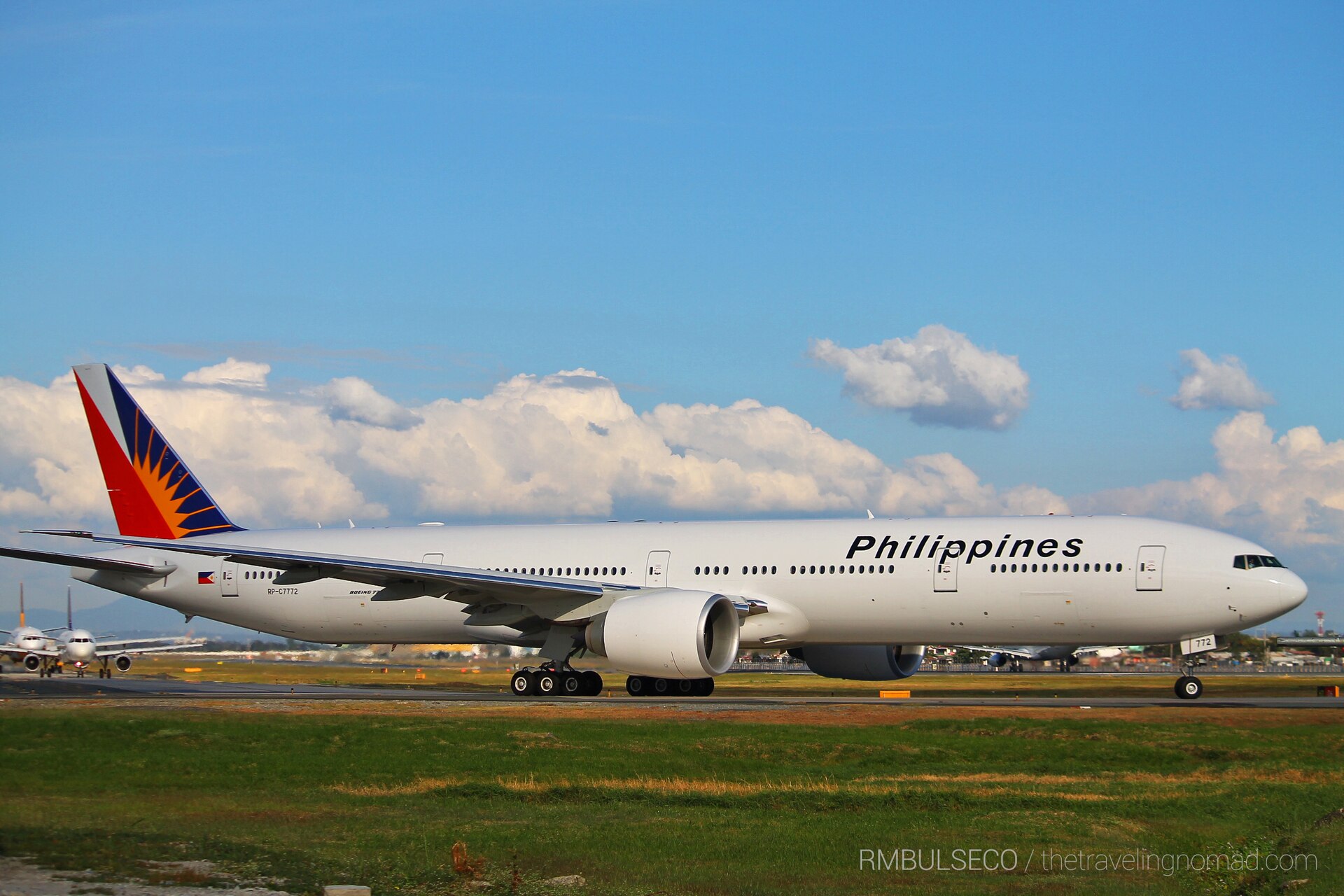 Philippine Airlines Boeing 777-300ER at Ninoy Aquino International Airport, Manila