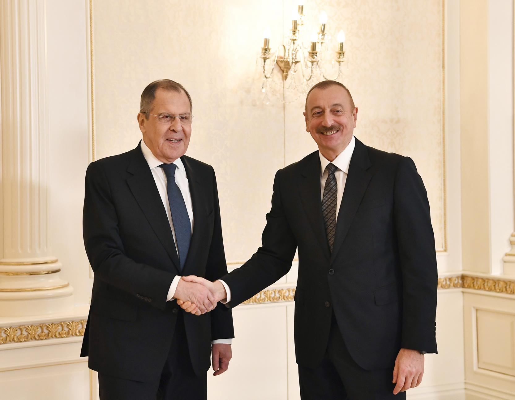 Russian Foreign Minister Sergey Lavrov at a bilateral diplomatic meeting — Lavrov spoke with Saudi FM Faisal bin Farhan on April 2, 2026, one of four high-level calls Riyadh placed to great-power capitals before Trump's Hormuz deadline