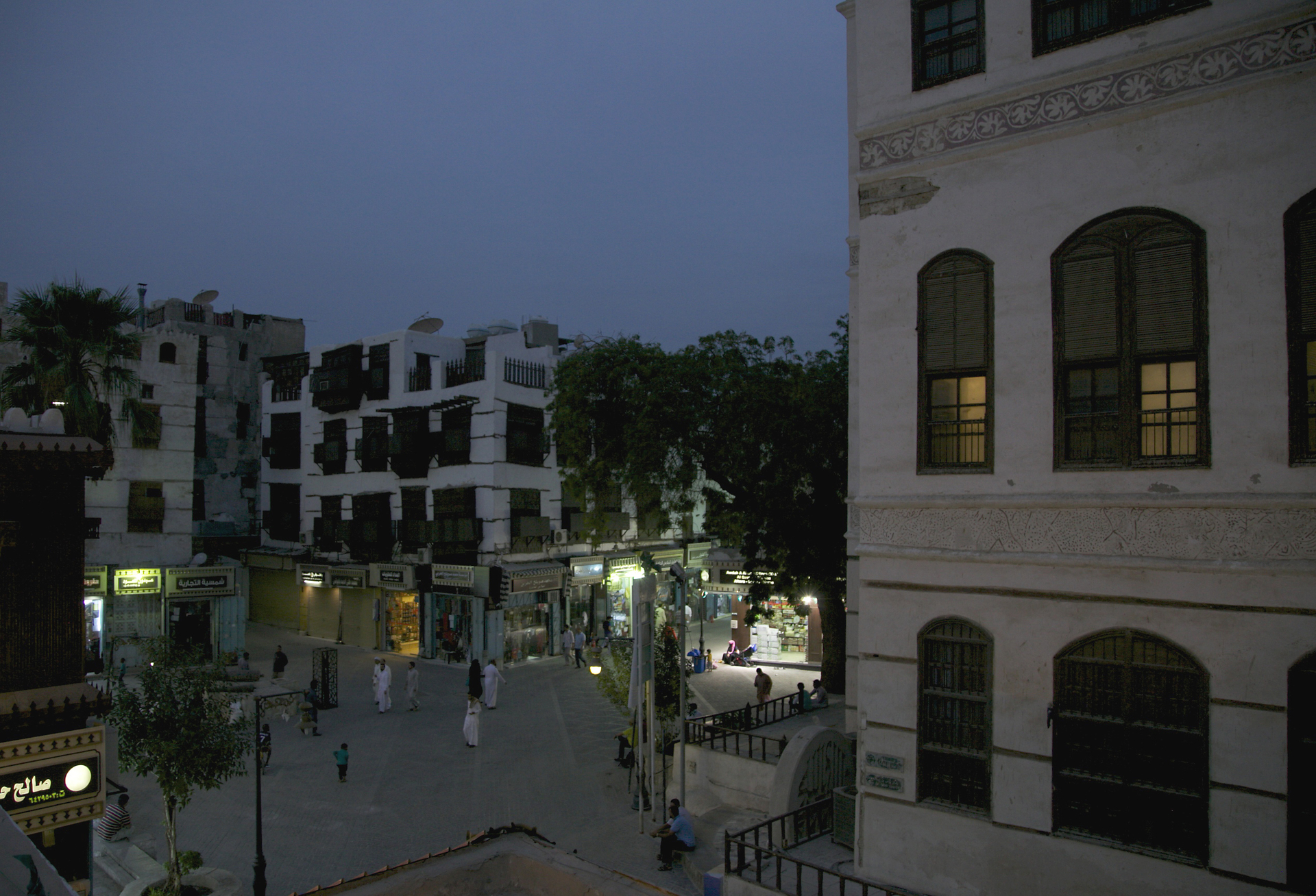 Historic Al-Balad district in Jeddah with traditional Hijazi architecture