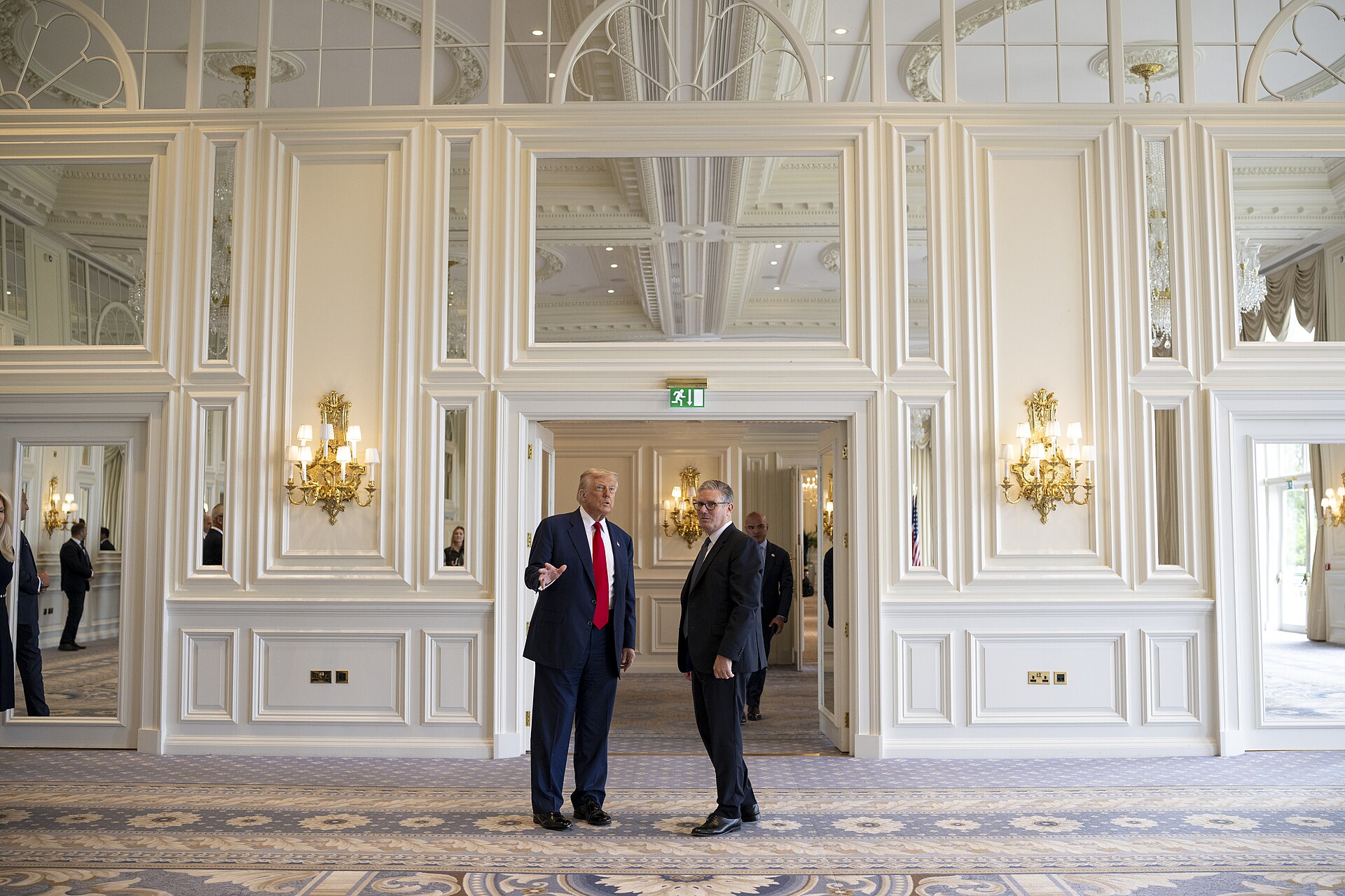 Donald Trump and Keir Starmer bilateral meeting Scotland July 2025