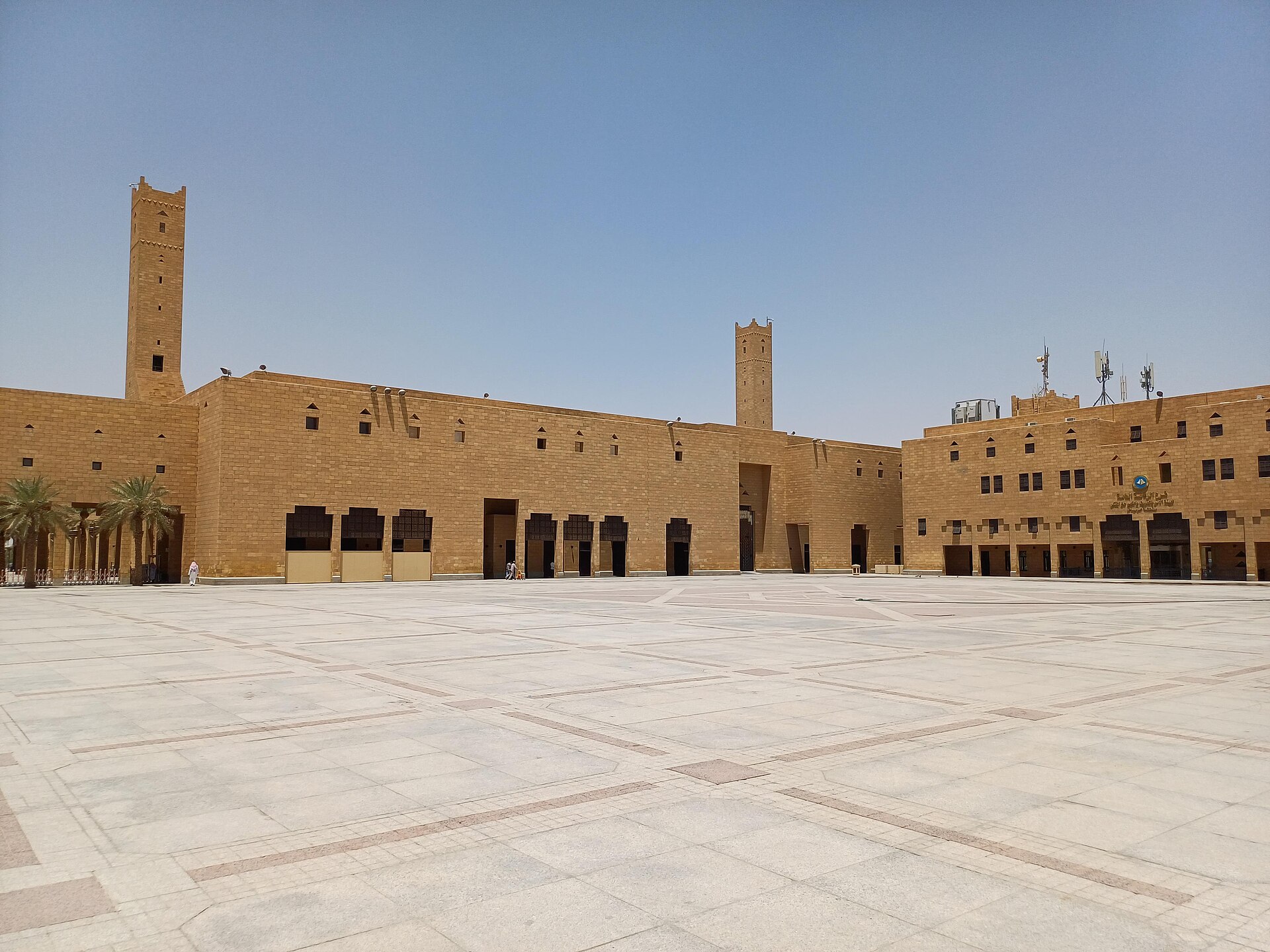 Imam Turki bin Abdullah Mosque and Deera Square in central Riyadh, Saudi Arabia