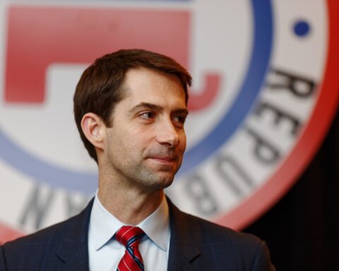 Senator Tom Cotton of Arkansas, Republican member of the Senate Armed Services Committee and Intelligence Committee