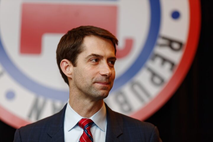 Senator Tom Cotton of Arkansas, Republican member of the Senate Armed Services Committee and Intelligence Committee