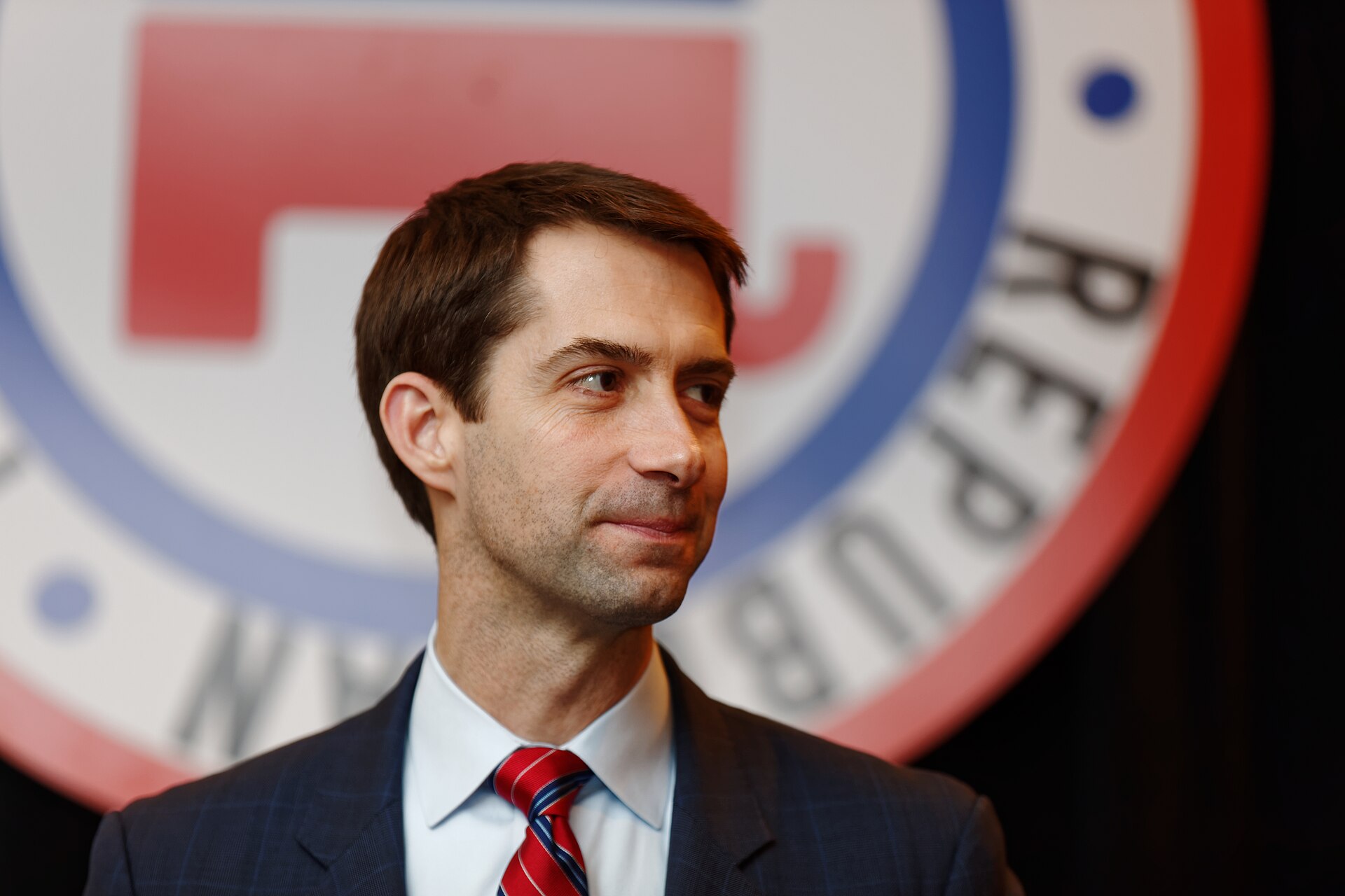 Senator Tom Cotton of Arkansas, Republican member of the Senate Armed Services Committee and Intelligence Committee
