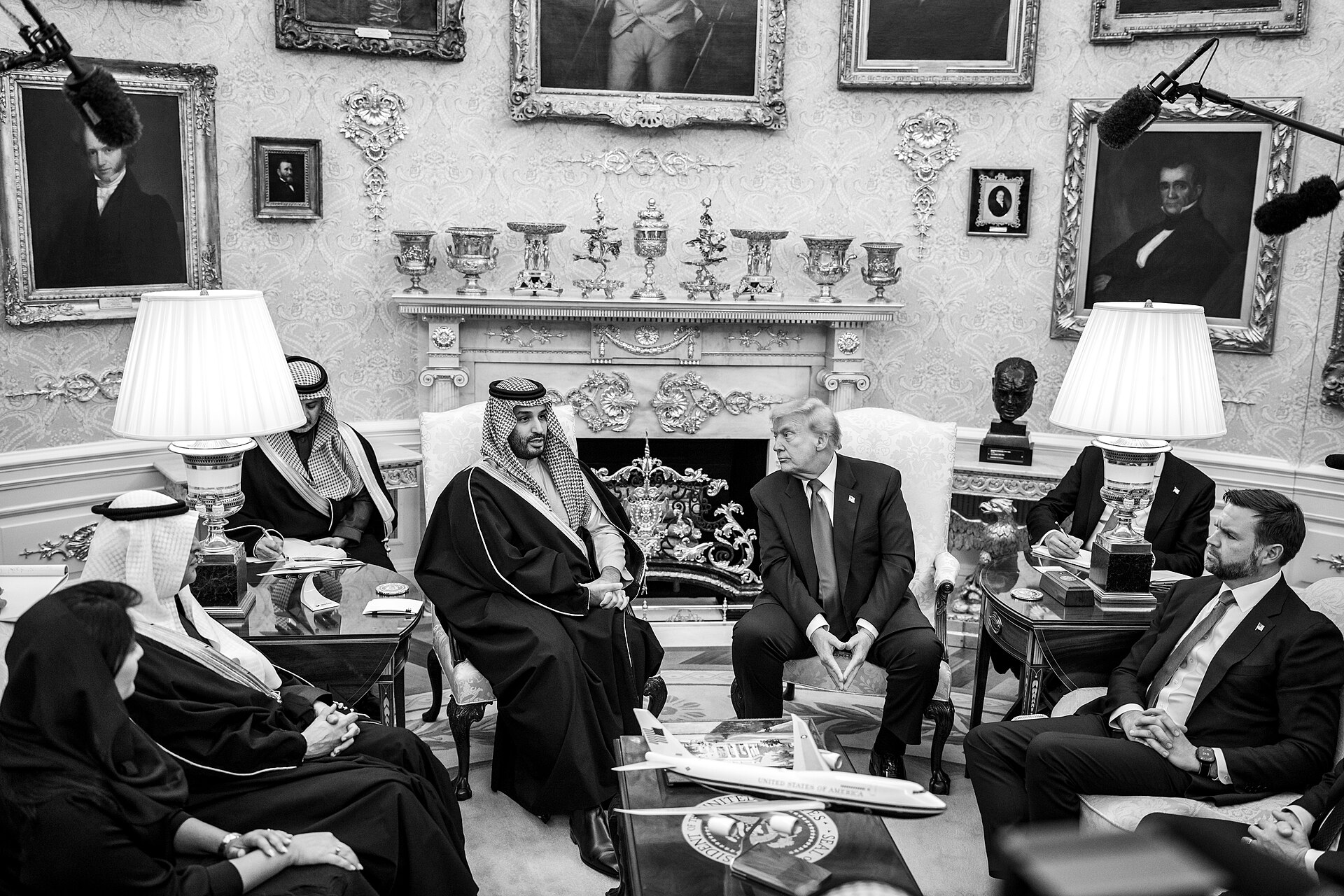 Saudi Crown Prince Mohammed bin Salman meets US President Donald Trump at the White House, November 18, 2025. Saudi Arabia has signed approximately USD 20 billion in active defence procurement across seven bilateral tracks since the war began on February 28, 2026.