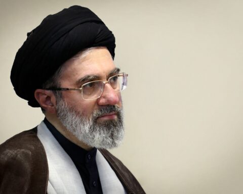 Mojtaba Khamenei, Iran Supreme Leader, photographed on 10 April 2026 — governing entirely through couriers since his appointment on March 9 following Operation Epic Fury
