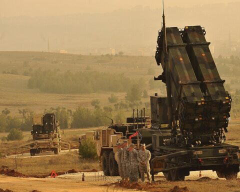US Army Patriot PAC-3 missile battery deployed in Turkey, 2013 — a system identical to those now defending Saudi Arabia with less than 400 interceptors remaining