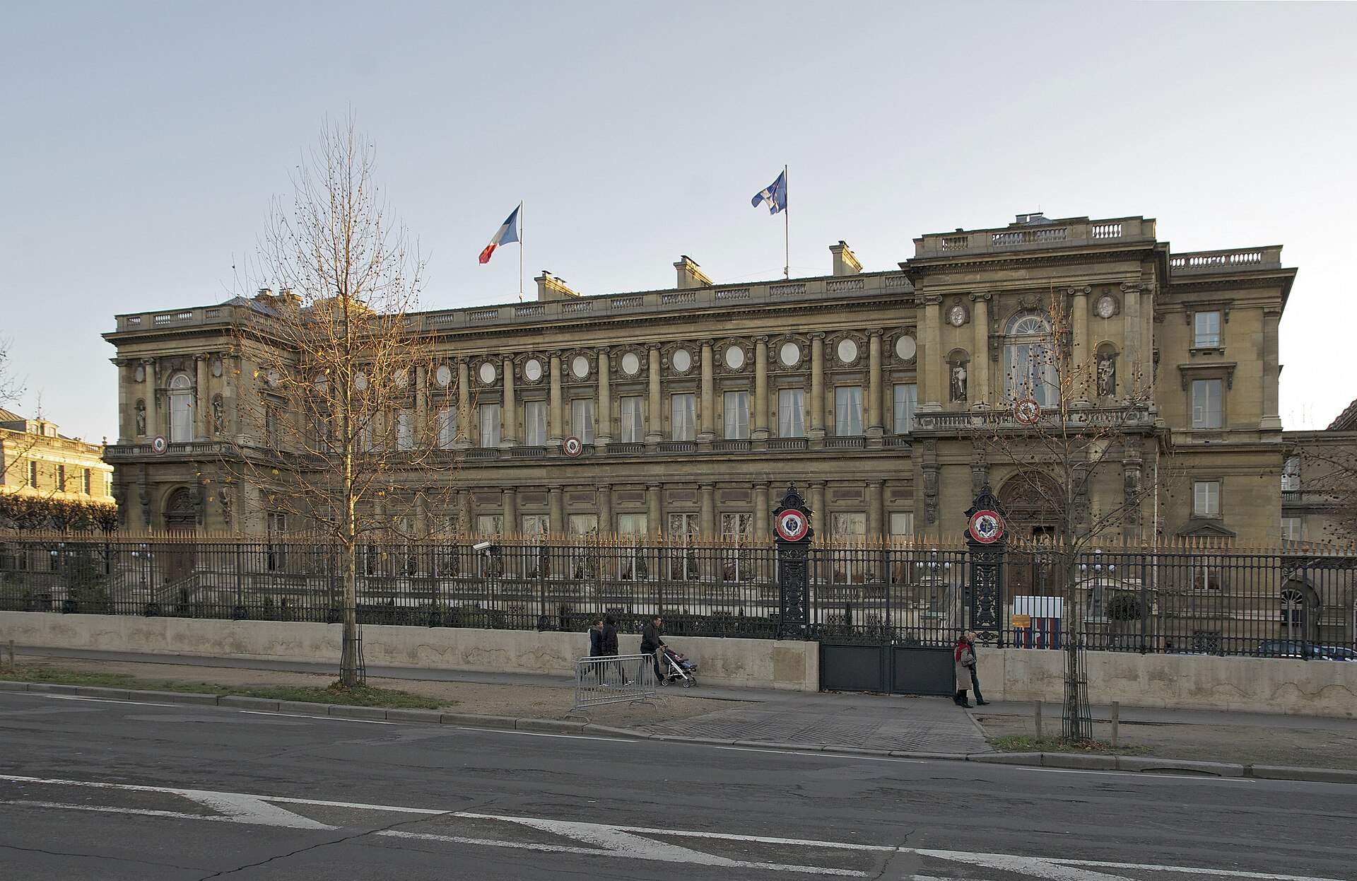 The Quai d Orsay, headquarters of the French Ministry of Foreign Affairs in Paris, where France has coordinated its Hormuz diplomatic and naval strategy