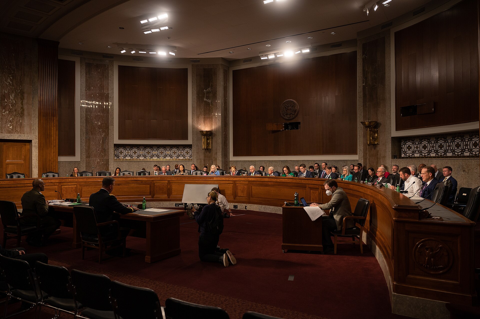 Senate Armed Services Committee hearing at the Dirksen Senate Office Building, Washington DC, March 2023