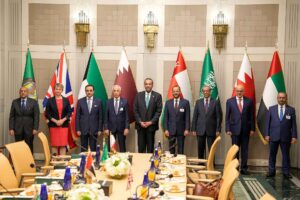 UK Foreign Secretary Yvette Cooper at UK-GCC Foreign Ministers meeting, United Nations General Assembly, September 2025