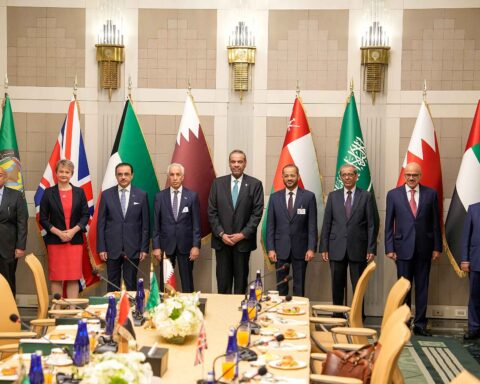 UK Foreign Secretary Yvette Cooper at UK-GCC Foreign Ministers meeting, United Nations General Assembly, September 2025